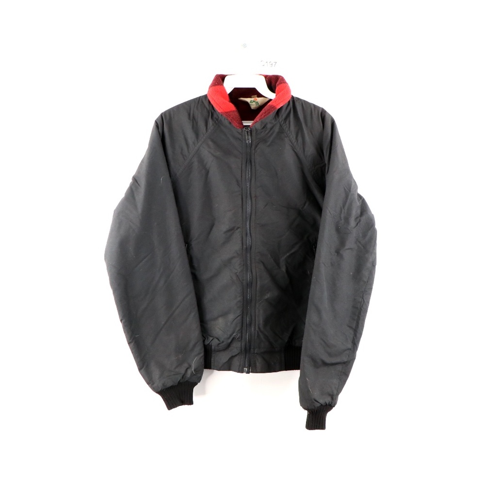 Vintage 90s Streetwear Lined Bomber Jacket Black